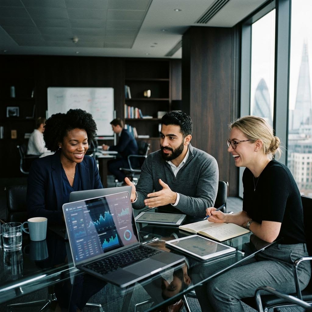 AetherGuard AI Entwickler- und Analystenteam am Standort Frankfurt